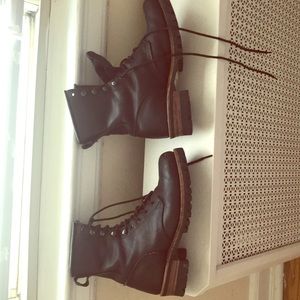 Frye Combat Boots